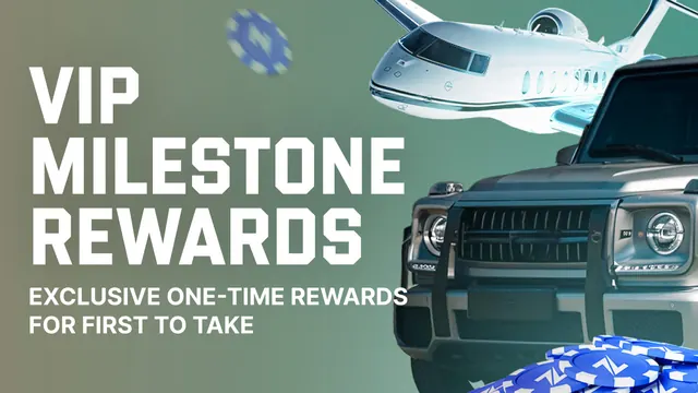 VIP Milestone Rewards banner
